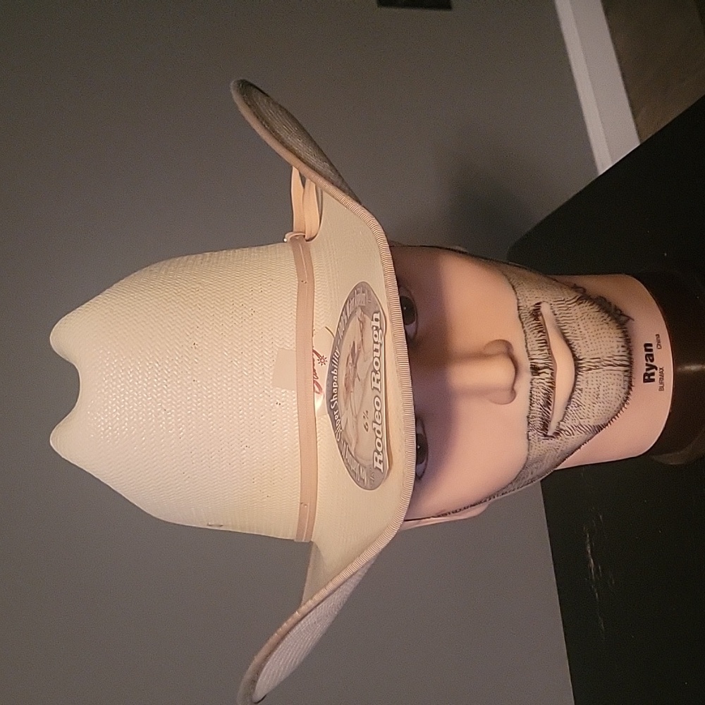 20X Bailey straw shantung cowboy hat nwt 6 3/4